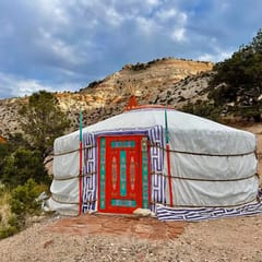 Roadside Mongolian Yurt