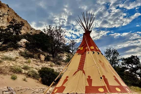 Native American Bison Tipi - Image 1