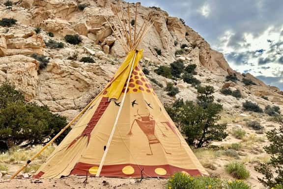 Native American Shaman Tipi - Image 1