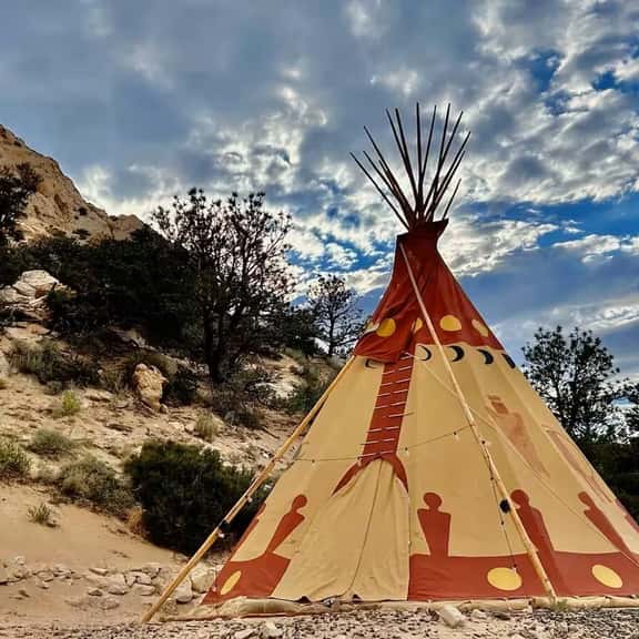 Native American Bison Tipi - Image 1