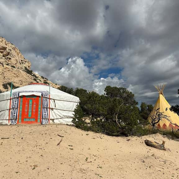 Hilltop Mongolian Yurt - Image 1