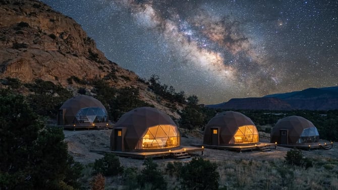 Stargazing Domes near Capitol Reef Dark Sky Park