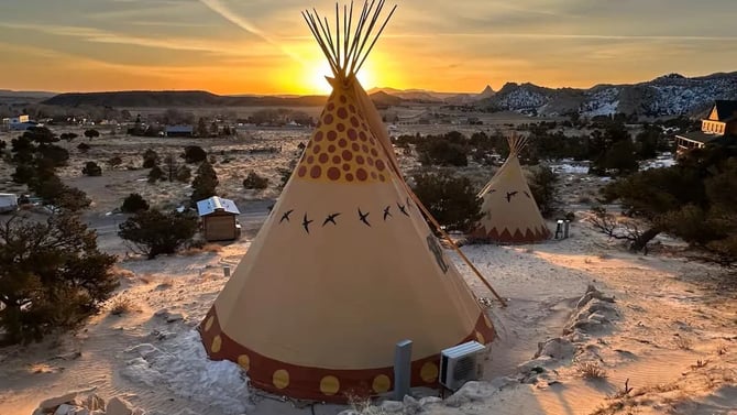 Glamping near Capitol Reef: Yurts, Tipis and a Dome